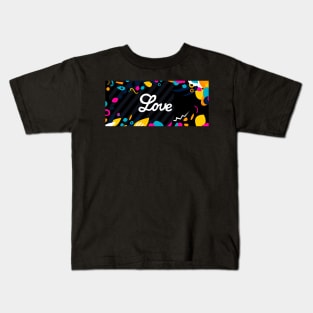 Handwritten Love Kids T-Shirt